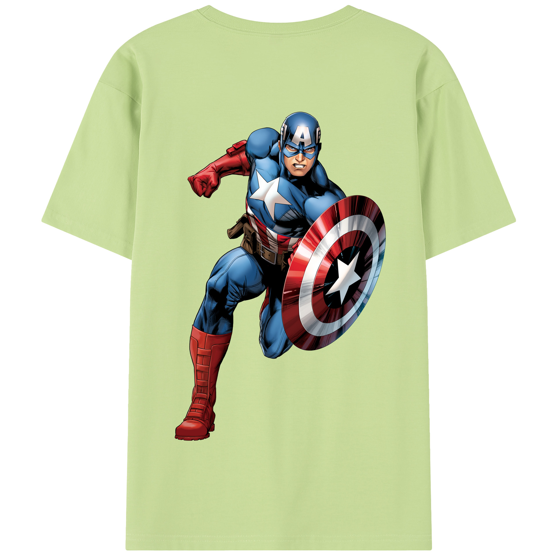 （画像用） アベンジャーズ The Avengers 綿100％半袖Tシャツ（背面プリント）